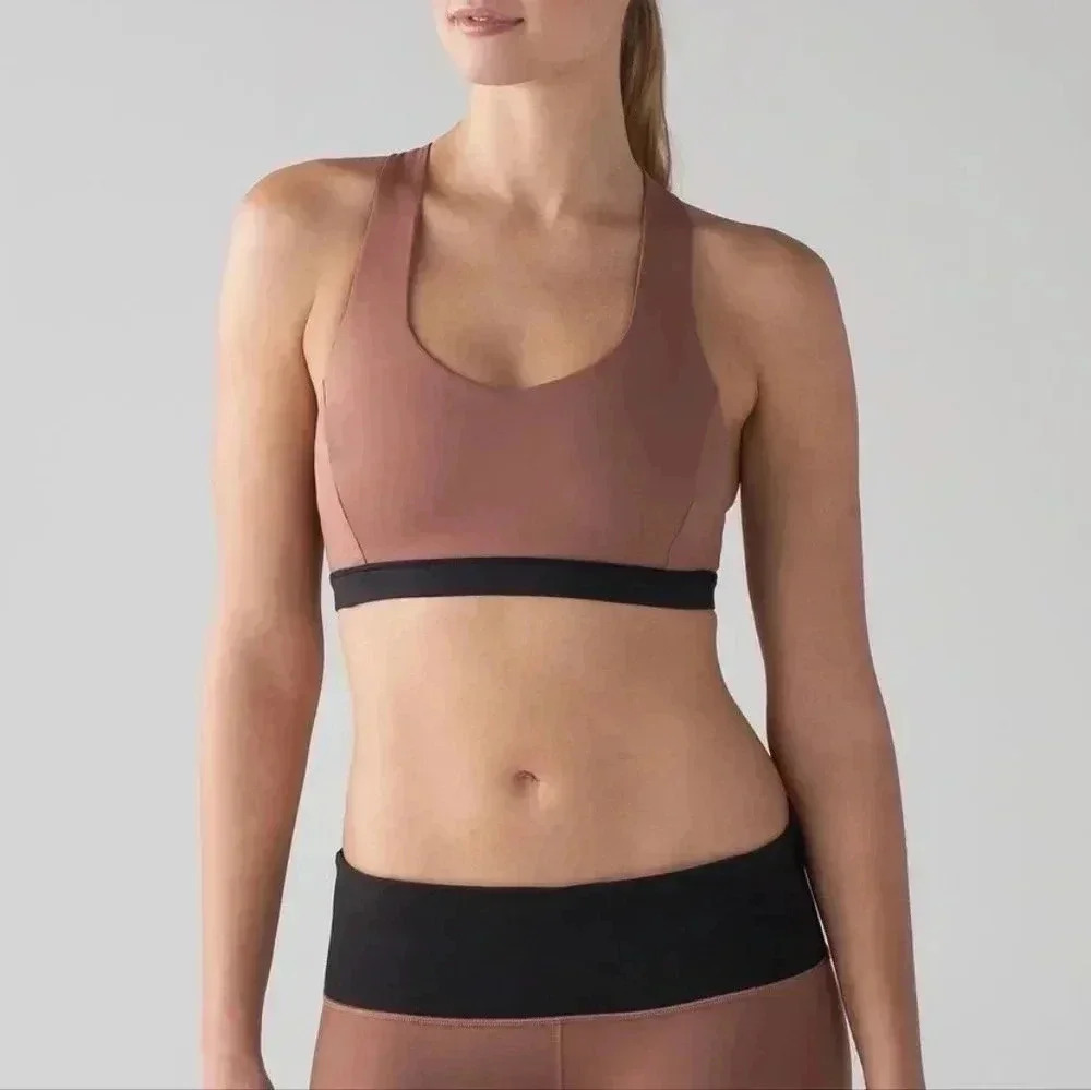 Lululemon Free To Be Serene BraHenna / Black